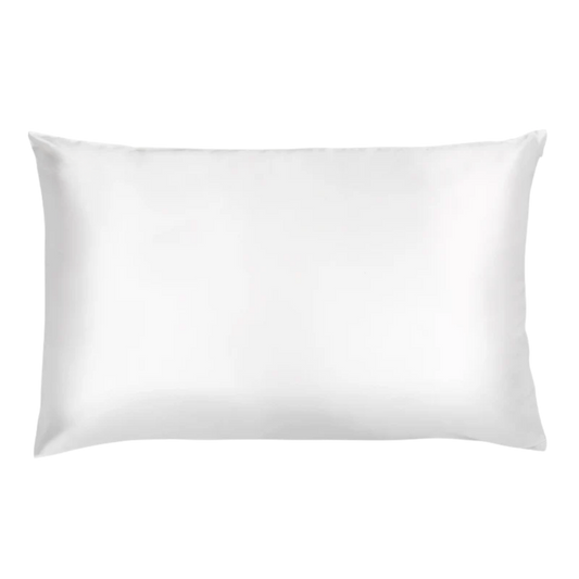 White mulberry silk pillowcase